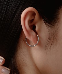 novice（ノーヴィス）の「【novice】Nuance Hoop Ear Cuff［Stainless］（両耳分）（イヤーカフ）」