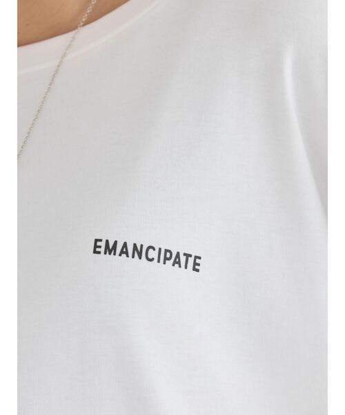 AMERICAN HOLIC(アメリカンホリック)の「バックギャザーロゴカットプルオーバー(Tシャツ/カットソー・レディース・ブラック/オフホワイト・M/L)」の13枚目の写真