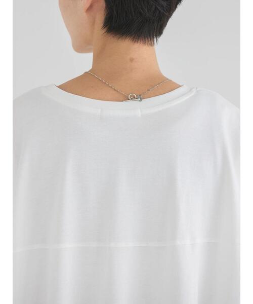 AMERICAN HOLIC(アメリカンホリック)の「バックギャザーロゴカットプルオーバー(Tシャツ/カットソー・レディース・ブラック/オフホワイト・M/L)」の19枚目の写真