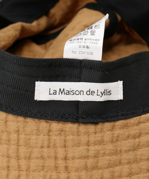 EDIT. FOR LULU(エディットフォールル)の「【La Maison de Lyllis/ラ メゾンドリリス】FACKEL ハット(ハット・レディース・ブラック/キャメル・FREE)」の22枚目の写真