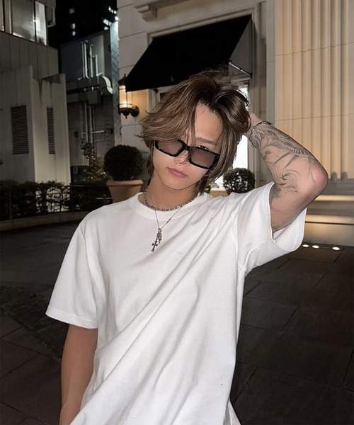 FLEX(フレックス)の「box square 2 sunglasses / ボックススクエア サングラス(サングラス・レディース・ブラック系2/ブラウン/ベージュ/ブラック系1/ブラック・FREE)」の6枚目の写真