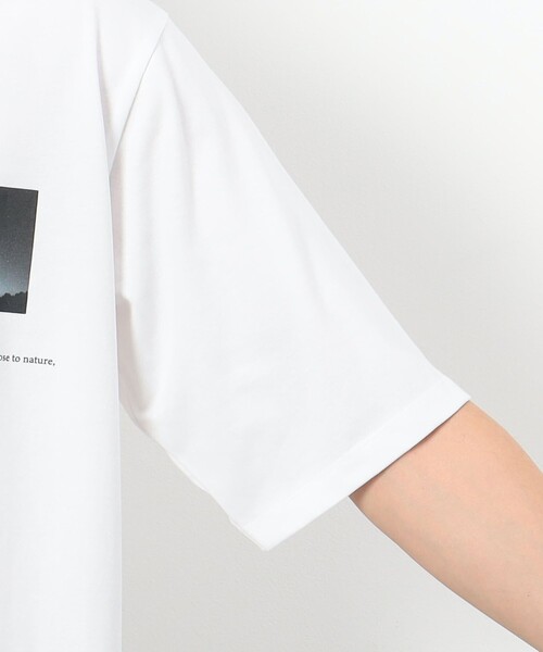 COMME CA ISM(コムサイズム)の「【接触冷感機能】 Feel-Cool フォト&メッセージTシャツ 「Starry sky」(Tシャツ/カットソー・メンズ・ホワイト・M/L)」の8枚目の写真