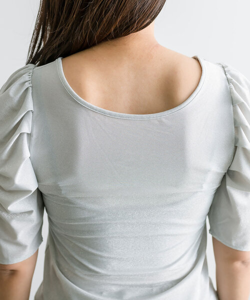 OLIVE des OLIVE(オリーブデオリーブ)の「ベーシックシアインナー 1041060750(Tシャツ/カットソー・レディース・ブラック/シルバー/オフホワイト/チャコールグレー・FREE)」の20枚目の写真