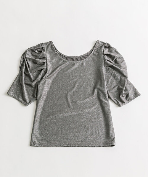 OLIVE des OLIVE(オリーブデオリーブ)の「ベーシックシアインナー 1041060750(Tシャツ/カットソー・レディース・ブラック/シルバー/オフホワイト/チャコールグレー・FREE)」の13枚目の写真