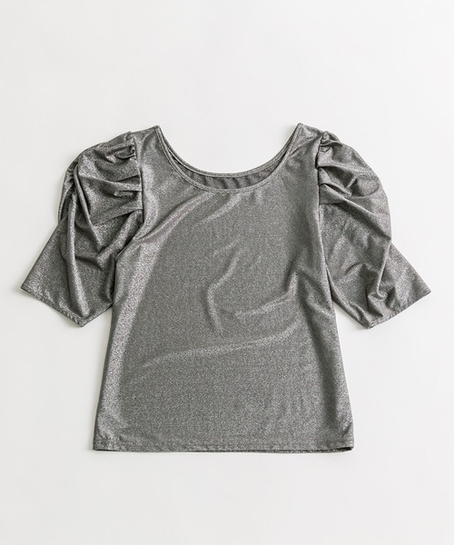 OLIVE des OLIVE(オリーブデオリーブ)の「ベーシックシアインナー 1041060750(Tシャツ/カットソー・レディース・ブラック/シルバー/オフホワイト/チャコールグレー・FREE)」の5枚目の写真