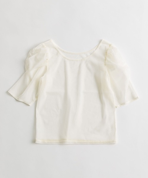 OLIVE des OLIVE(オリーブデオリーブ)の「ベーシックシアインナー 1041060750(Tシャツ/カットソー・レディース・ブラック/シルバー/オフホワイト/チャコールグレー・FREE)」の6枚目の写真