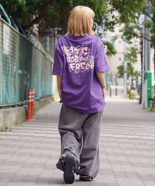 1111clothing(ワンフォークロージング)の「【unisex】NEW JACK アソート Tシャツ / ビッグシルエットTシャツ オーバーサイズ メンズ レディース(Tシャツ/カットソー・メンズ・ブラック系2/オレンジ系1/オレンジ系4/ブラック系3/ブラック系4/ホワイト系1/ホワイト系2/ホワイト系3/ホワイト系4/ブラック系1/パープル系2/パープル系3・ONESIZE(M))」の21枚目の写真