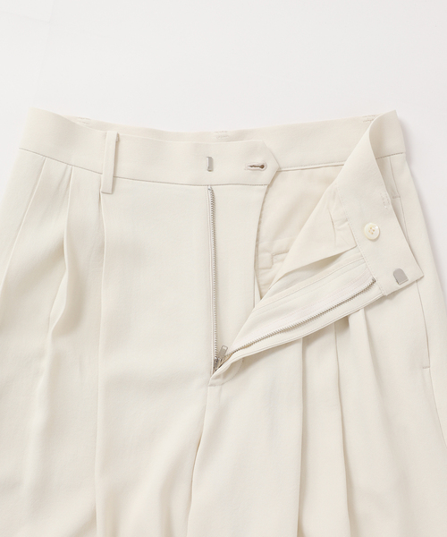 Plage Georgette Tuckパンツ 34 セール】Georgette Tuck パンツ（スラックス）｜Plage