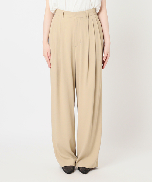セール】Georgette Tuck パンツ（スラックス）｜Plage（プラージュ）の