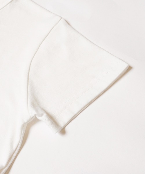 coca(coca)(コカ)の「キッズ ドッキングフリルロゴTシャツ(Tシャツ/カットソー・キッズ・ホワイト/ブラック・120/130/140/150)」の15枚目の写真