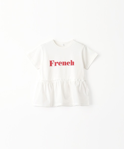 coca(coca)(コカ)の「キッズ ドッキングフリルロゴTシャツ(Tシャツ/カットソー・キッズ・ホワイト/ブラック・120/130/140/150)」の18枚目の写真