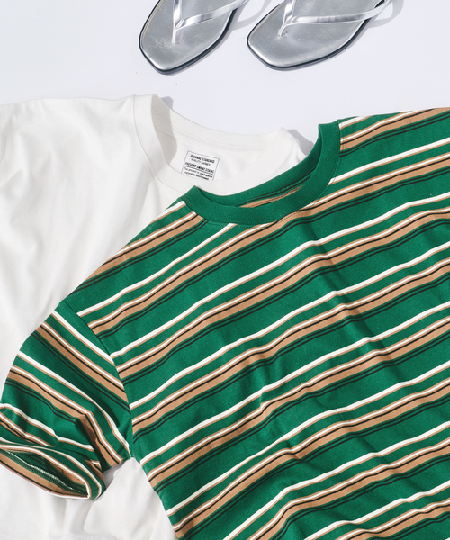 JOURNAL STANDARD（ジャーナルスタンダード）の「《追加3》アセジミボウシテンジクロールアップT（Tシャツ/カットソー・レディース・ホワイト/ブラック/グレー/イエロー・FREE）」の6枚目の写真