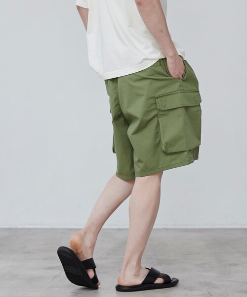 coen（コーエン）の「ウォッシュドリップカーゴショーツ（カーゴパンツ・メンズ・ブラック/オリーブ・M/L）」の22枚目の写真