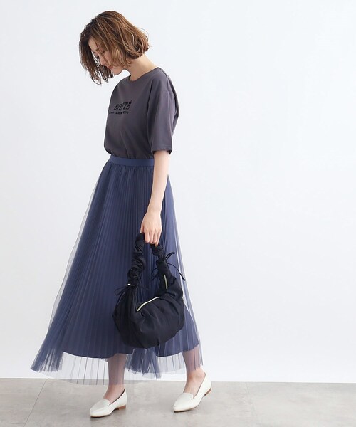 grove（グローブ）の「◆ギャザーフリルリボンムーンショルダー（ショルダーバッグ・レディース・ライトベージュ/ブラック/チャコールグレー/ライトグレー/シルバー系その他5・00）」の11枚目の写真