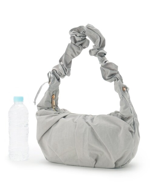 grove（グローブ）の「◆ギャザーフリルリボンムーンショルダー（ショルダーバッグ・レディース・ライトベージュ/ブラック/チャコールグレー/ライトグレー/シルバー系その他5・00）」の20枚目の写真