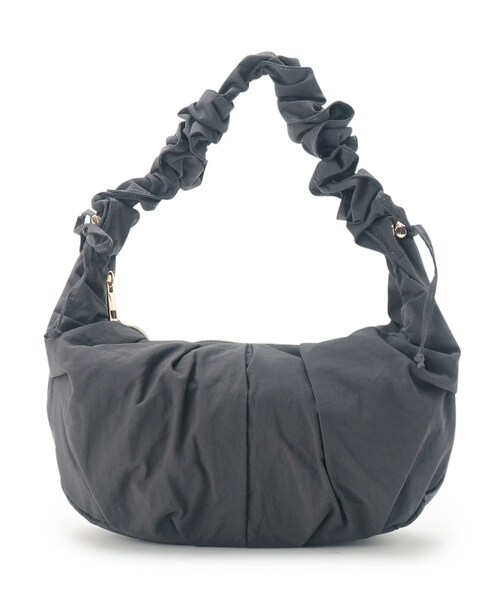 grove（グローブ）の「◆ギャザーフリルリボンムーンショルダー（ショルダーバッグ・レディース・ライトベージュ/ブラック/チャコールグレー/ライトグレー/シルバー系その他5・00）」の21枚目の写真