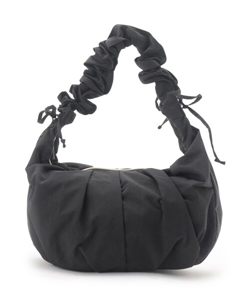 grove（グローブ）の「◆ギャザーフリルリボンムーンショルダー（ショルダーバッグ・レディース・ライトベージュ/ブラック/チャコールグレー/ライトグレー/シルバー系その他5・00）」の22枚目の写真