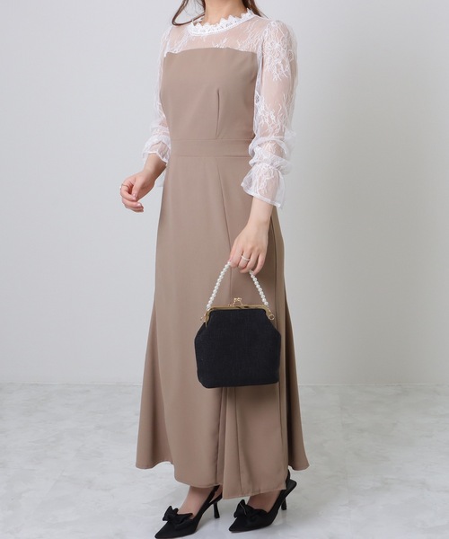 Lace Ladies(レースレディース)の「パール ストラップ付き 3WAY コンパクト がま口 バッグ(クラッチバッグ・レディース・ブルー/アイボリー/ブラック・FREE)」の20枚目の写真