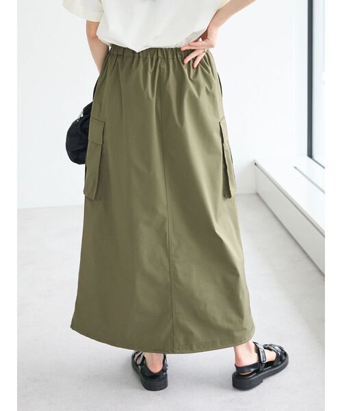 CRAFT STANDARD BOUTIQUE(クラフトスタンダードブティック)の「カーゴバルーンナロースカート(スカート・レディース・カーキ/チャコールグレー/グレイッシュベージュ・FREE)」の7枚目の写真