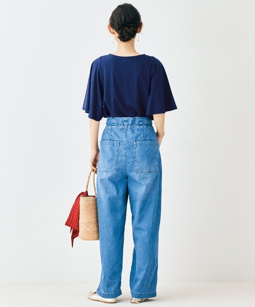 and myera（アンド マイラ）の「ａｎｄ　ｍｙｅｒａ　フレア袖のＴシャツ（Tシャツ/カットソー・レディース・ネイビー/ブルー/チャコールグレー・X-LARGE/LARGE/MEDIUM/SMALL）」の15枚目の写真