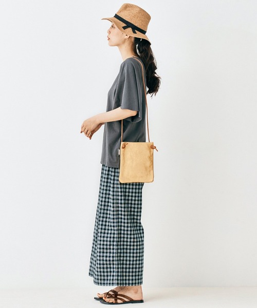 and myera（アンド マイラ）の「ａｎｄ　ｍｙｅｒａ　フレア袖のＴシャツ（Tシャツ/カットソー・レディース・ネイビー/ブルー/チャコールグレー・X-LARGE/LARGE/MEDIUM/SMALL）」の6枚目の写真