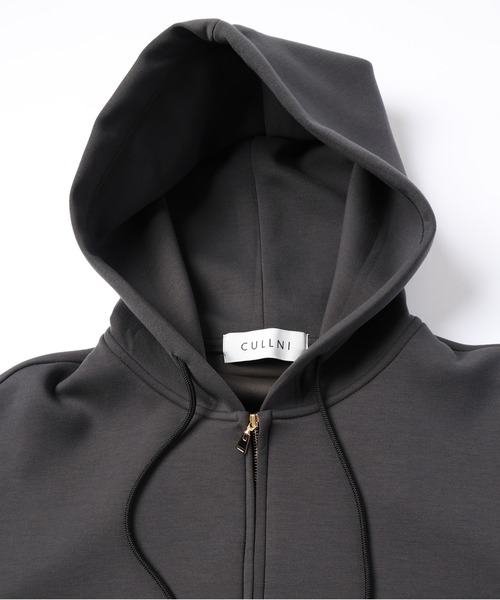 CULLNI（クルニ）の「24-AW-022 / Double Knit Half Zip Hoodie 