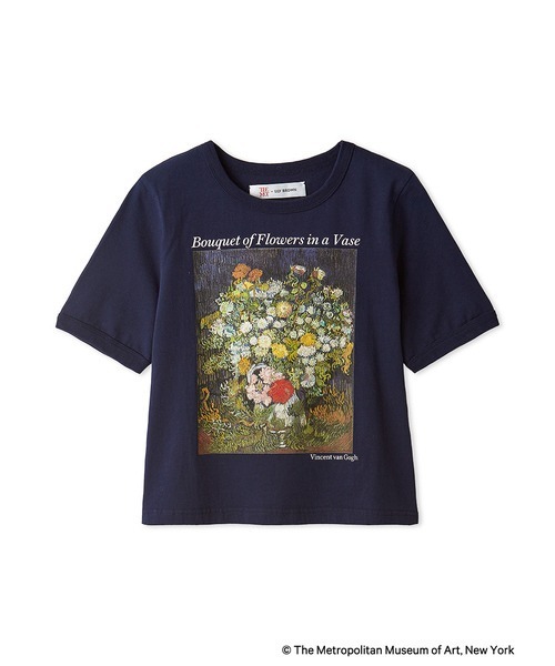 LILY BROWN（リリーブラウン）の「【The Metropolitan Museum of Art】バリエーションリンガーTシャツ（Tシャツ/カットソー・レディース・ネイビー/ライトグレー/ライトブルー/アイボリー・FREE）」の4枚目の写真