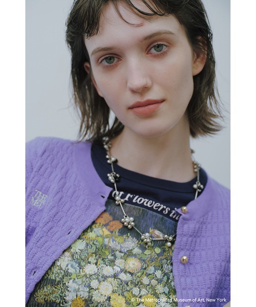 LILY BROWN（リリーブラウン）の「【The Metropolitan Museum of Art】バリエーションリンガーTシャツ（Tシャツ/カットソー・レディース・ネイビー/ライトグレー/ライトブルー/アイボリー・FREE）」の10枚目の写真