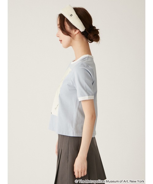 LILY BROWN（リリーブラウン）の「【The Metropolitan Museum of Art】バリエーションリンガーTシャツ（Tシャツ/カットソー・レディース・ネイビー/ライトグレー/ライトブルー/アイボリー・FREE）」の14枚目の写真