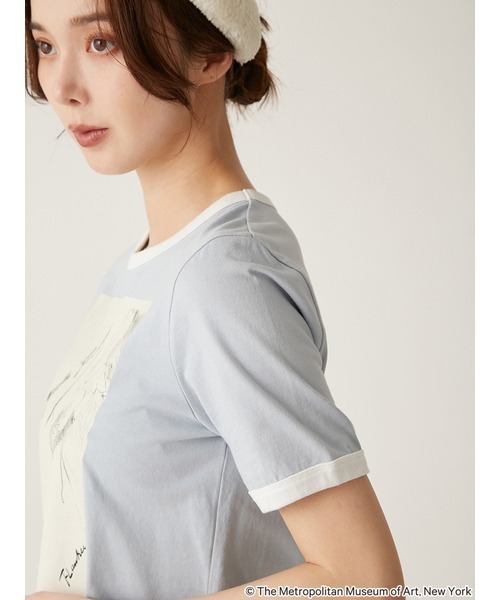 LILY BROWN（リリーブラウン）の「【The Metropolitan Museum of Art】バリエーションリンガーTシャツ（Tシャツ/カットソー・レディース・ネイビー/ライトグレー/ライトブルー/アイボリー・FREE）」の21枚目の写真