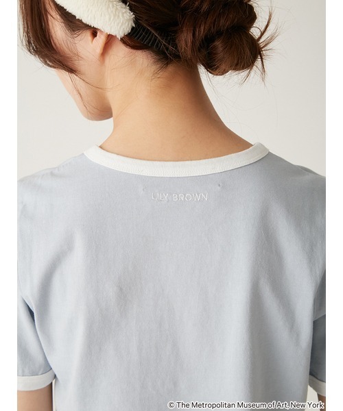 LILY BROWN（リリーブラウン）の「【The Metropolitan Museum of Art】バリエーションリンガーTシャツ（Tシャツ/カットソー・レディース・ネイビー/ライトグレー/ライトブルー/アイボリー・FREE）」の18枚目の写真