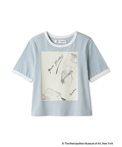LILY BROWN（リリーブラウン）の「【The Metropolitan Museum of Art】バリエーションリンガーTシャツ（Tシャツ/カットソー・レディース・ネイビー/ライトグレー/ライトブルー/アイボリー・FREE）」の22枚目の写真