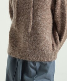 BACCA（バッカ）の「アルパカラメミックス ハイネックフード