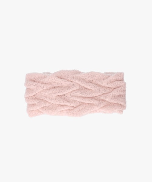 arth(アース)の「arth Wave Knit Headband / アース(ニットキャップ/ビーニー・レディース・ダークグレー/ピンク/ライトベージュ・FREE)」の12枚目の写真