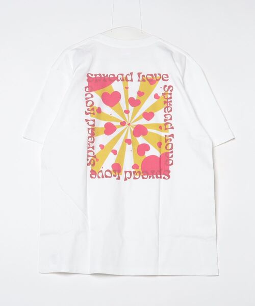 Mag.(マグ)の「【Spread Love】オリジナルプリント S/S T(Tシャツ/カットソー・レディース・ブラック/ホワイト・MEDIUM/LARGE)」の3枚目の写真