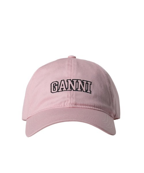 GANNI（ガニー）の「CAP HAT（キャップ・レディース・ブラック/ピンク/グリーン・ONE SIZE）」の3枚目の写真