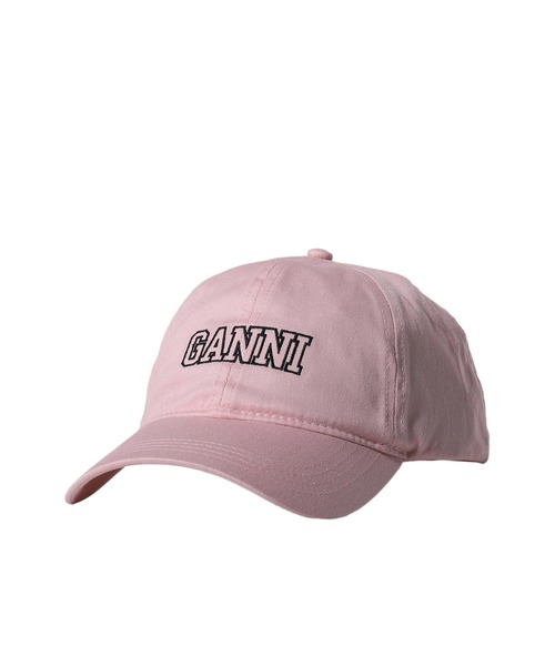 GANNI（ガニー）の「CAP HAT（キャップ・レディース・ブラック/ピンク/グリーン・ONE SIZE）」の5枚目の写真