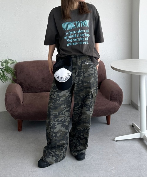 sedacle(セダクル)の「パウダーブリーチT(Tシャツ/カットソー・メンズ・チャコールグレー/オフホワイト/ピンク・LARGE/MEDIUM/SMALL)」の8枚目の写真