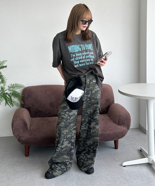 sedacle(セダクル)の「パウダーブリーチT(Tシャツ/カットソー・メンズ・チャコールグレー/オフホワイト/ピンク・LARGE/MEDIUM/SMALL)」の9枚目の写真
