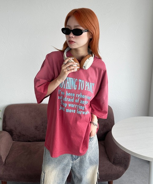 sedacle(セダクル)の「パウダーブリーチT(Tシャツ/カットソー・メンズ・チャコールグレー/オフホワイト/ピンク・LARGE/MEDIUM/SMALL)」の17枚目の写真