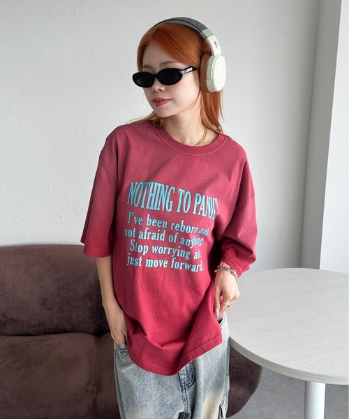 sedacle(セダクル)の「パウダーブリーチT(Tシャツ/カットソー・メンズ・チャコールグレー/オフホワイト/ピンク・LARGE/MEDIUM/SMALL)」の18枚目の写真