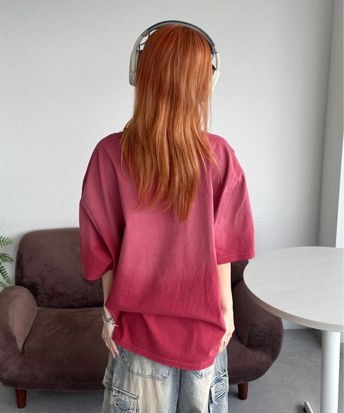 sedacle(セダクル)の「パウダーブリーチT(Tシャツ/カットソー・メンズ・チャコールグレー/オフホワイト/ピンク・LARGE/MEDIUM/SMALL)」の20枚目の写真
