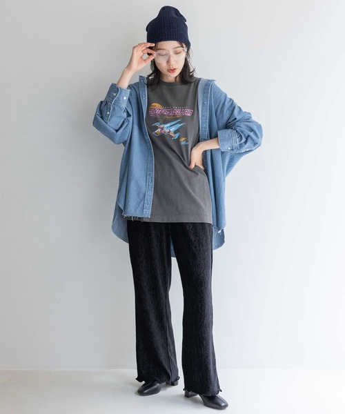 アノニシノマスさん専用 LOWRYS FARM（ローリーズファーム）の「シャイニーベロアパンツ 136328