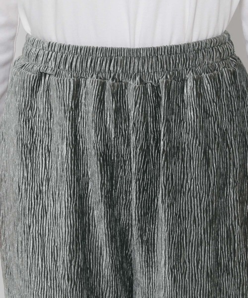 ローリーズファーム＊シャイニーベロアパンツ LOWRYS FARM パンツ シャイニーベロアパンツ 136328 レディース
