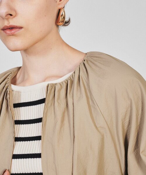 cloenc（クロエンス）の「◆【手洗い可】ギャザーバルーンブルゾン（ブルゾン・レディース・ブラック/カーキ/ブラウン系/ボルドー・01/02/03）」の20枚目の写真