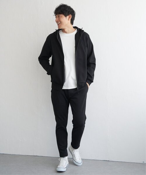 ikka（イッカ）の「【セットアップ対応／親子コーデ】テックストレッチジップパーカー（パーカー・メンズ・オリーブ/スモークグレー/ブラック・XL/L/M/S）」の20枚目の写真