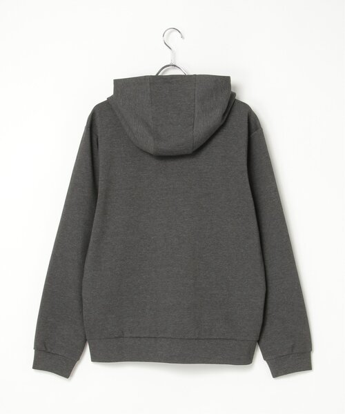 ikka（イッカ）の「【セットアップ対応／親子コーデ】テックストレッチジップパーカー（パーカー・メンズ・オリーブ/スモークグレー/ブラック・XL/L/M/S）」の5枚目の写真