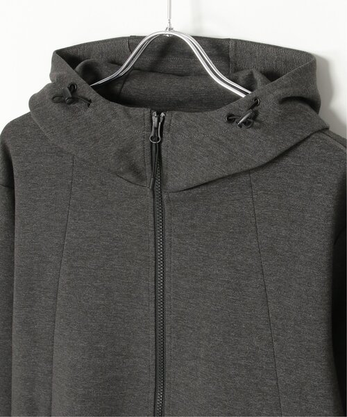 ikka（イッカ）の「【セットアップ対応／親子コーデ】テックストレッチジップパーカー（パーカー・メンズ・オリーブ/スモークグレー/ブラック・XL/L/M/S）」の6枚目の写真