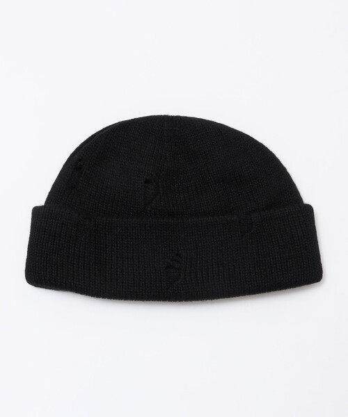SUBLIME(サブライム)の「【SHIPS別注】SUBLIME: BROKEN WHOOL.G WT(ニットキャップ/ビーニー・メンズ・パープル/ライトグレー/ブラック・ONE SIZE)」の2枚目の写真
