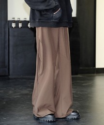 【FVLMEN】solid cut loose slacks/ソリッド カット ルーズ スラックス